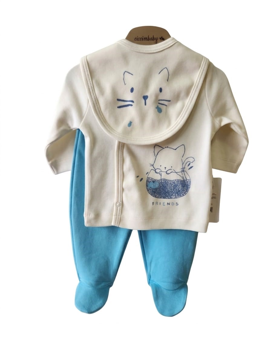 Ciccim Baby Hastane Çıkışı 5li Fish Friendship Turkuaz