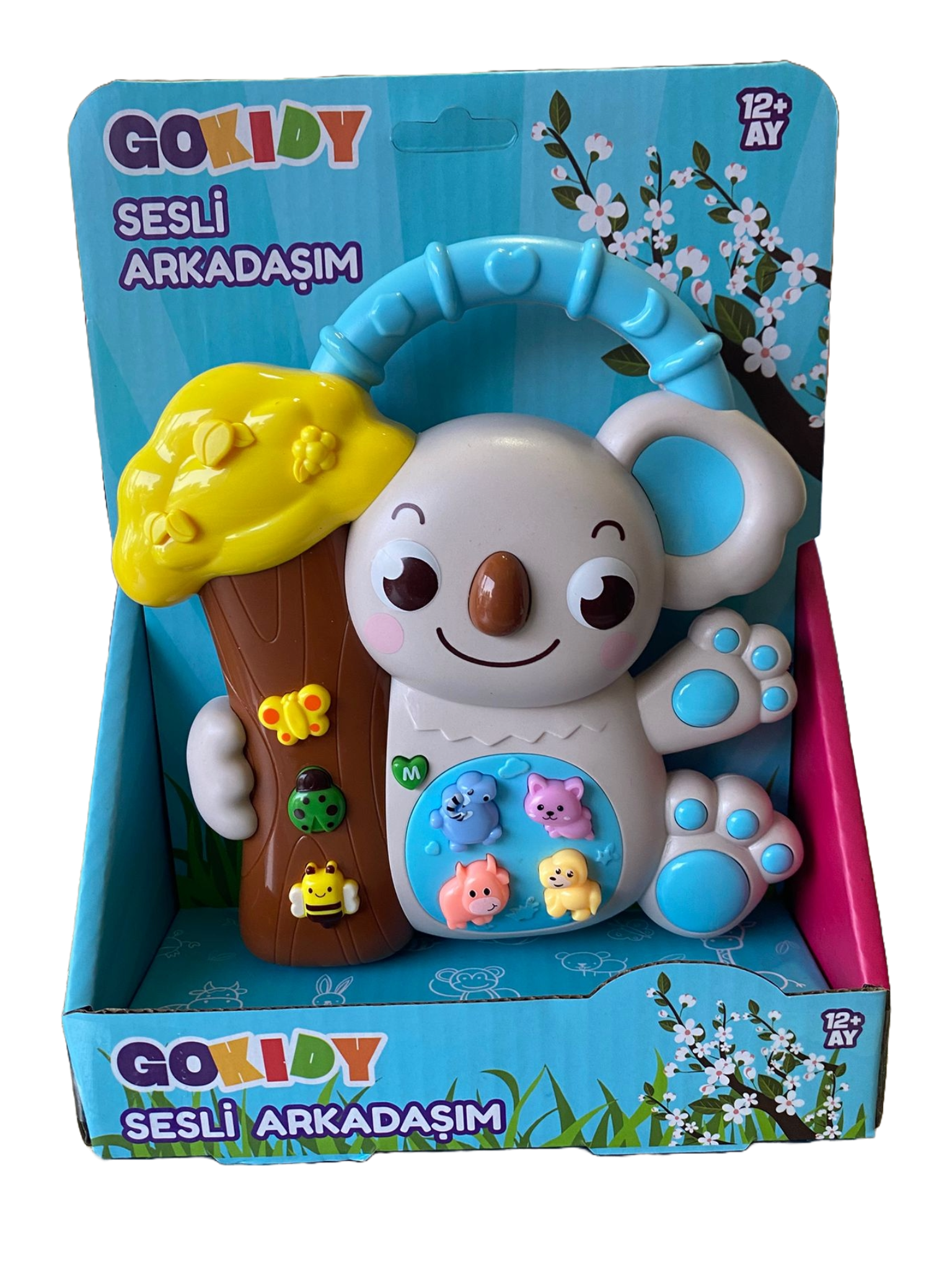 Gokidy Sesli Arkadaşım Gri Koala