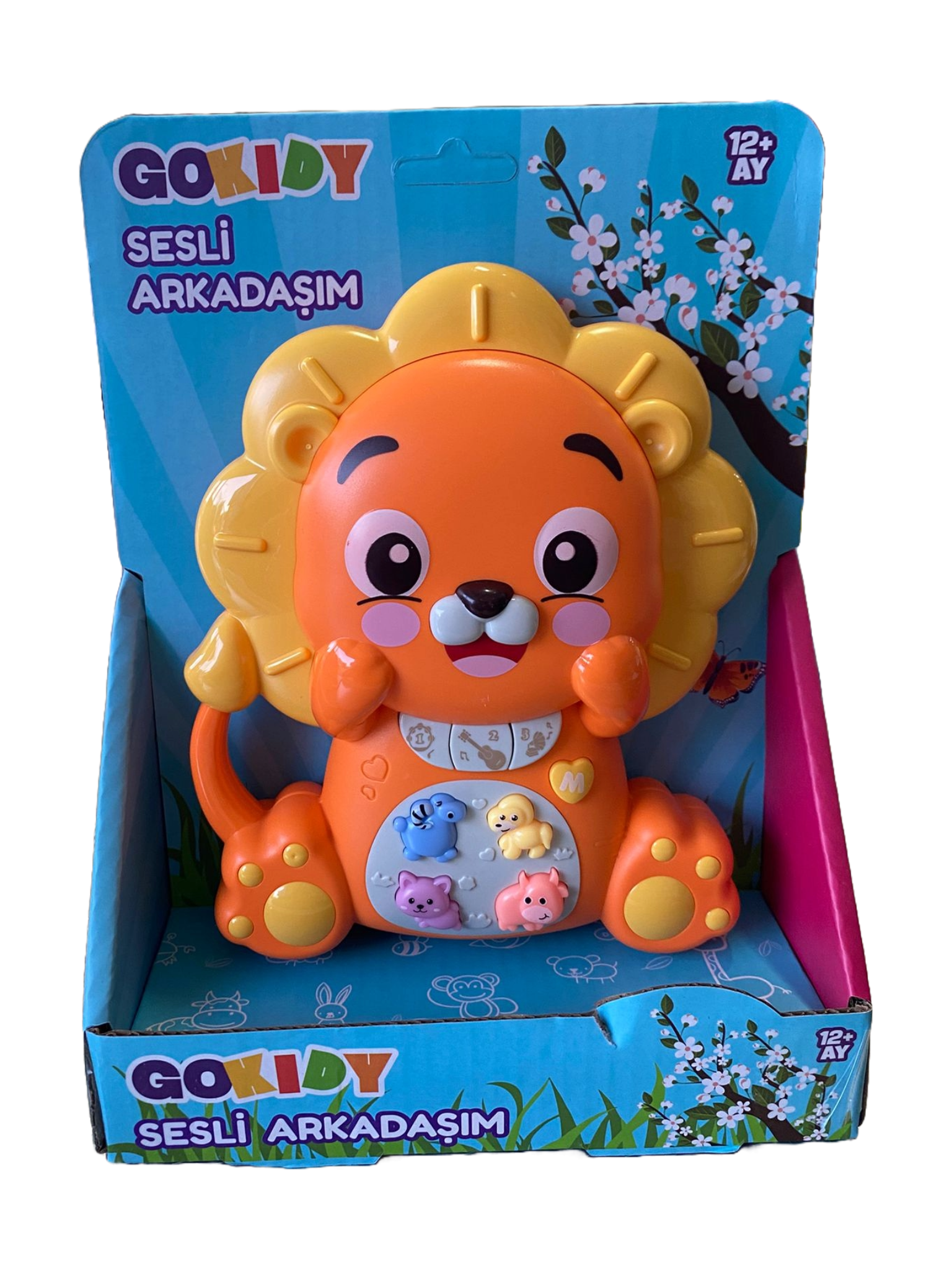 Gokidy Sesli Arkadaşım Turuncu Aslan