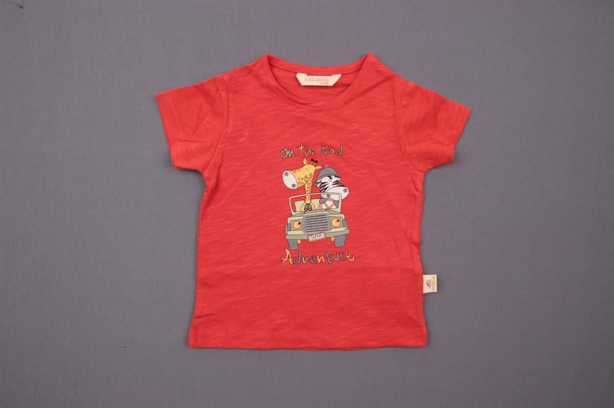 Mini Damla T-Shirt Safari Nar Çiçeği