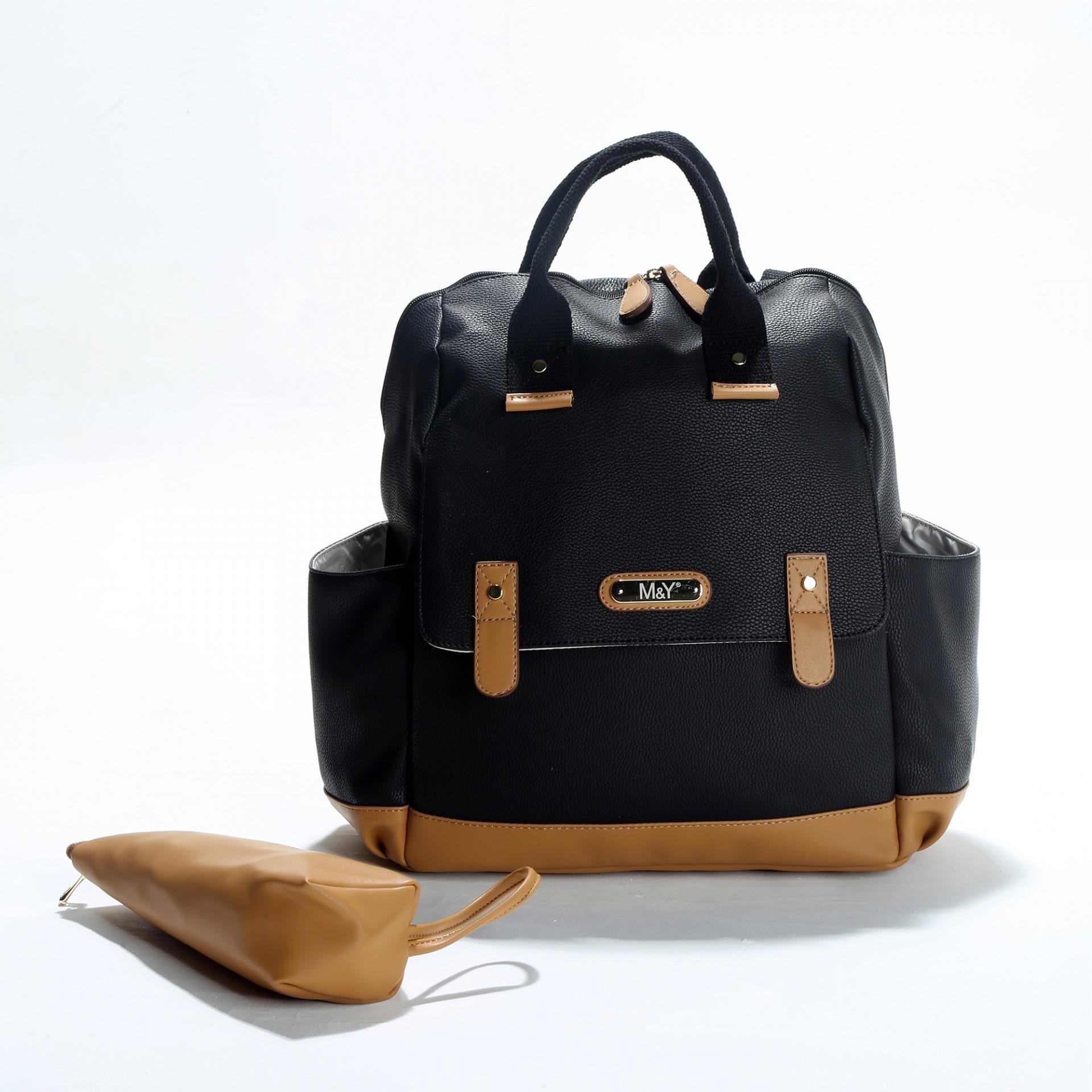 M&Y Collection Holifera Deri Sırt Çantası Siyah
