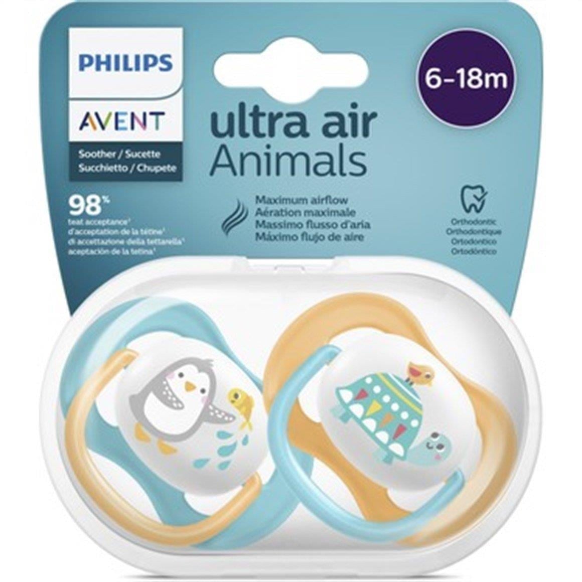 Philips Avent SCF080/07 Ultra Air Silikon Emzik 6-18 Ay Erkek