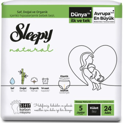 Sleepy Bebek Bezi 5 Beden Junior 11-18 Kg 24lü