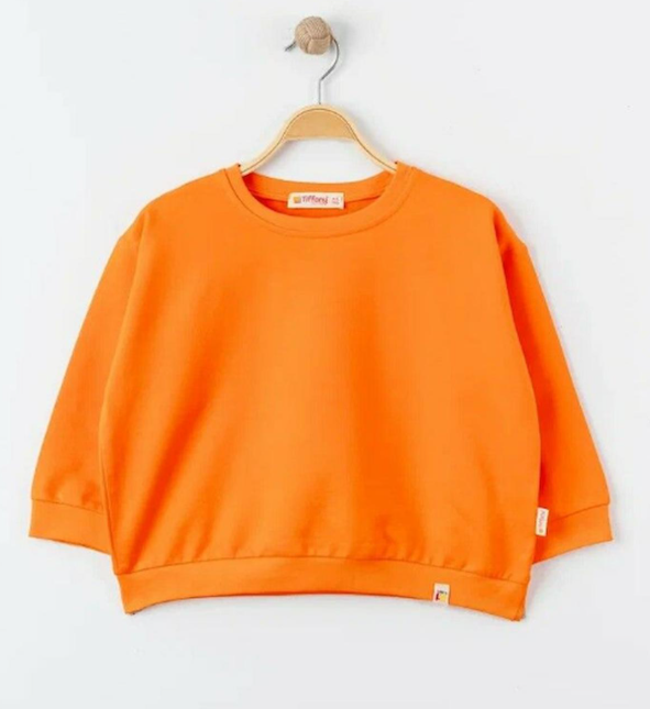 Tiffany Sweatshirt Oversize Theme Turuncu