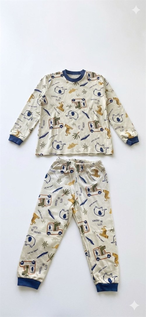 Babydoll Pijama Takımı Miniworld İndigo