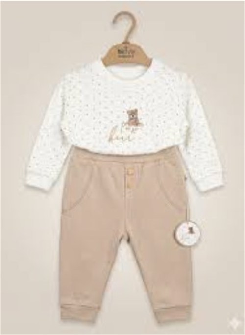 Bistyle 2li Takım New So Bear Bej - Ekru