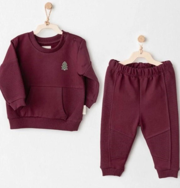 Andy Wawa 2li Takım My 1st Wardrobe Bordo