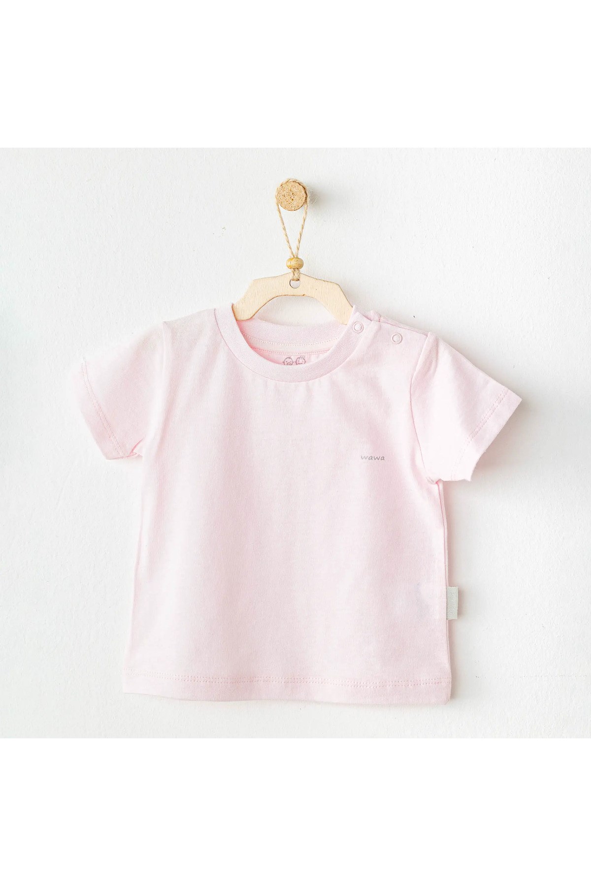 Andy Wawa T-Shirt Casual Pembe