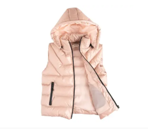 Angeltouch Yelek Moncler Pudra