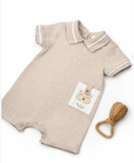 BabyCosy Tulum Kısa Kol Vizon - Ekru