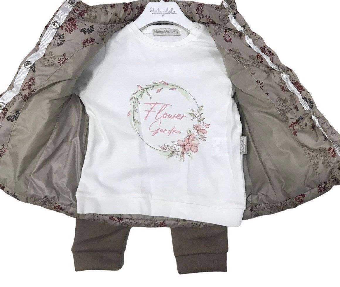 Babydoll 3lü Takım BabydolaKahverengi