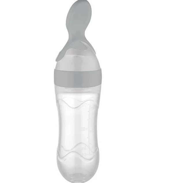 Babyjem Sıkmalı Kaşık Gri