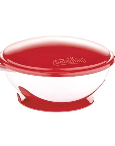 Babyjem Vakumlu Mama Tabağı Pembe