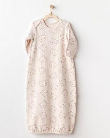 BEBEK UYKU TULUMU SLEEPER GOWN BEAR TIME