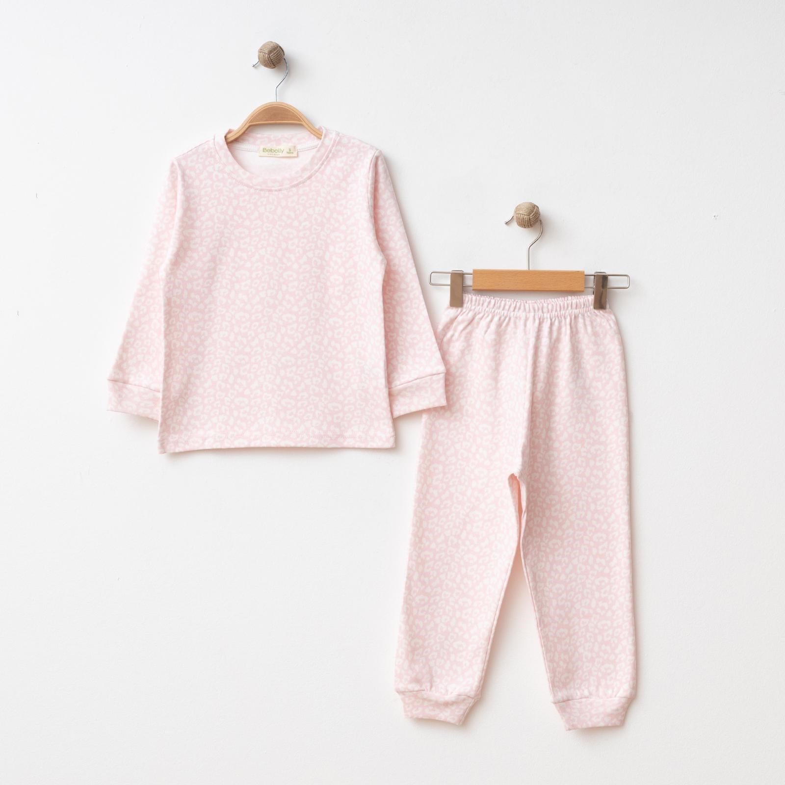 Bebolly Pijama Takımı Baskılı Pembe