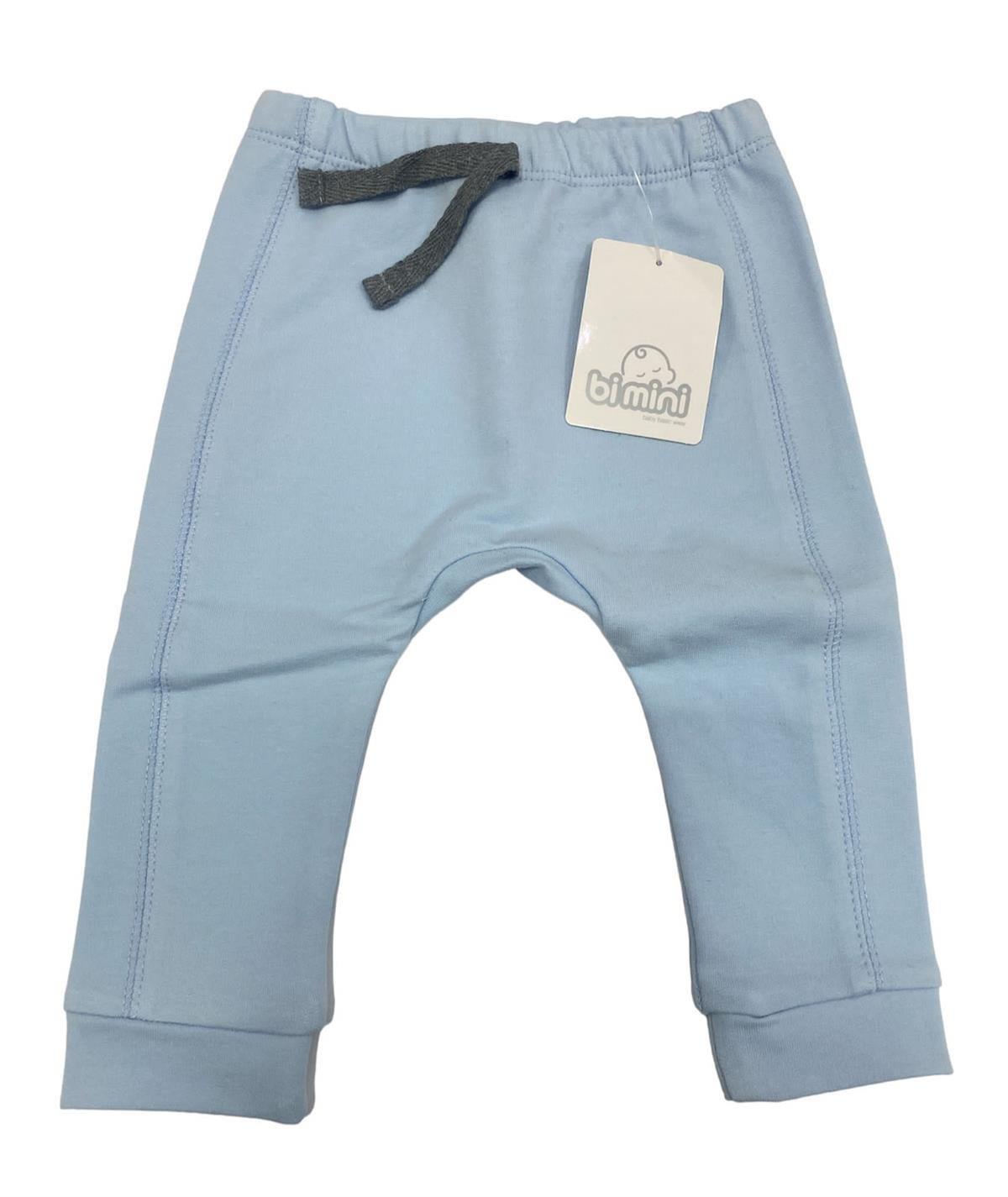 Bibaby Pantolon İki İp Moons Bimin Bebe Mavi