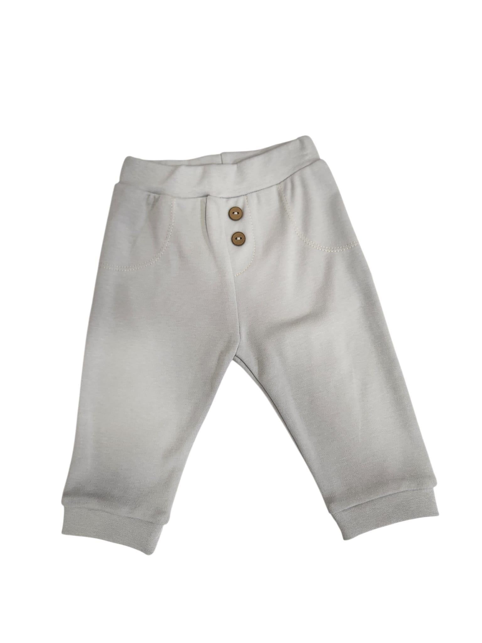 Bistyle Pantolon Patiksiz Little Koala Gri - Sarı - Ekru