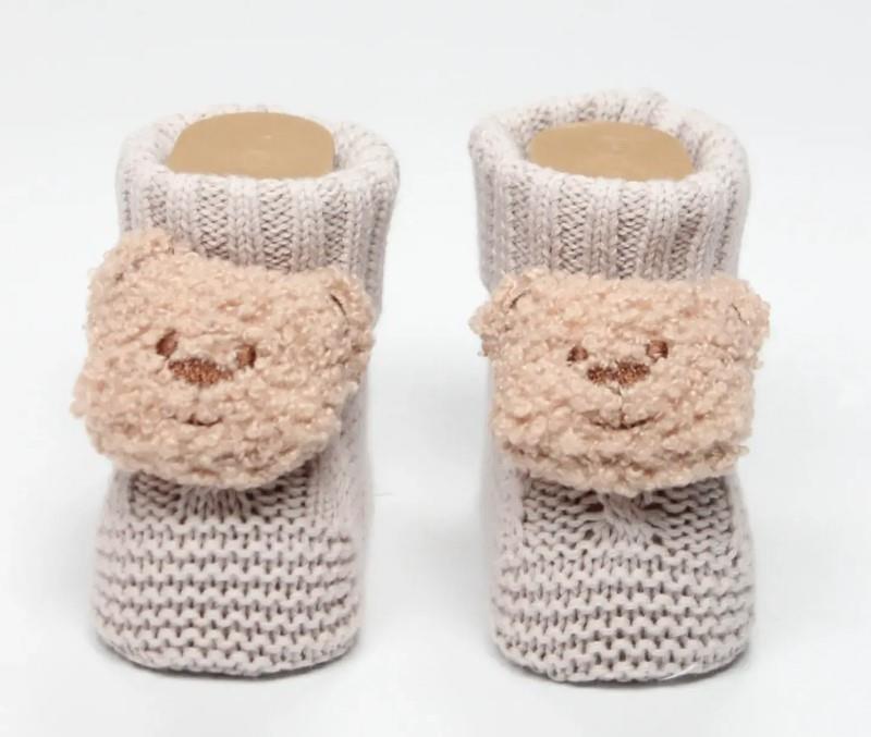 Bistyle Patik Triko Seperatörlü Aksesuarlı Bej