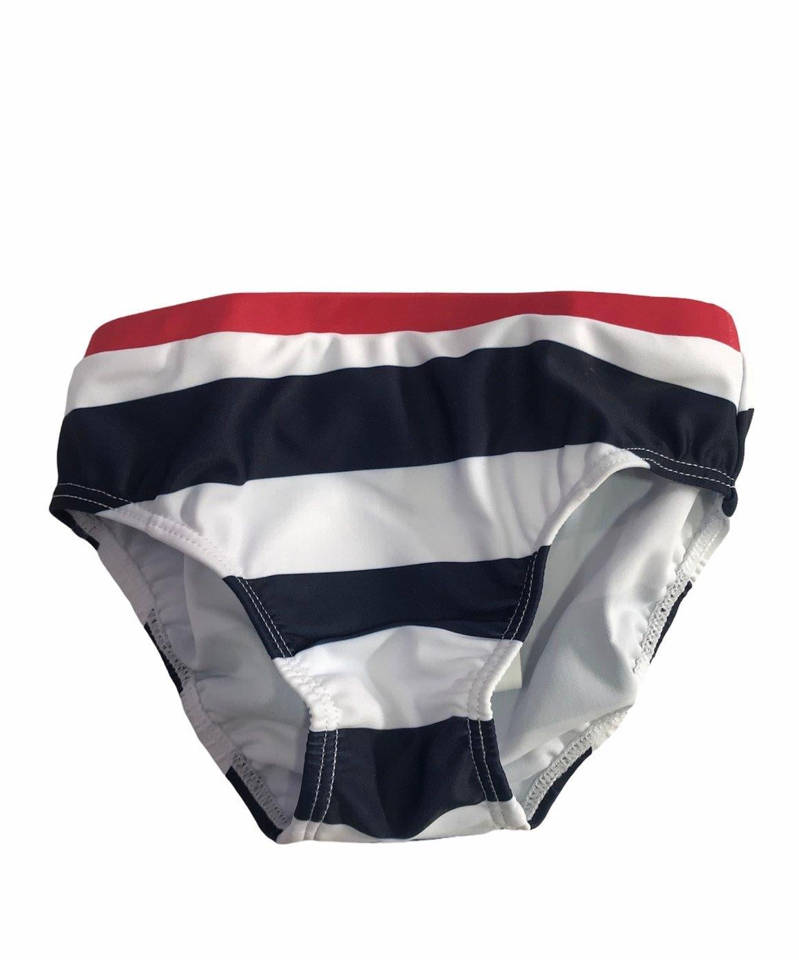 Chicco 171 Mayo Beyaz Lacivert Çizgili