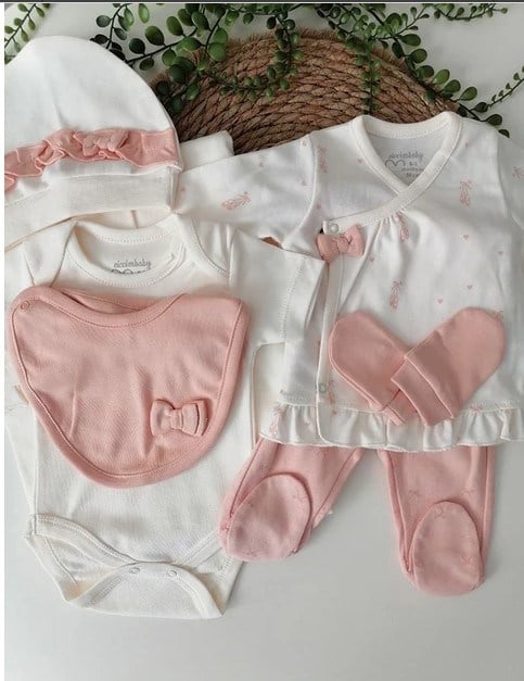 Ciccim Baby Hastane Çıkışı 5li Ballerina Tale Ekru