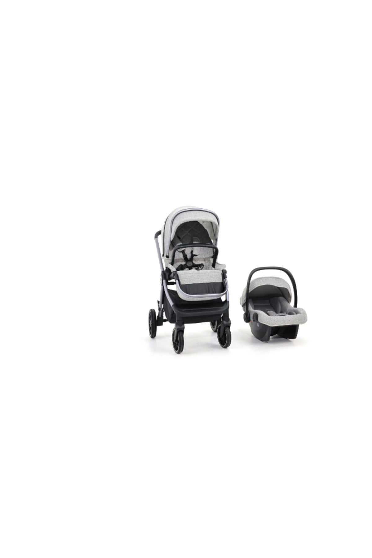Duux Pro Max Travel Sistem Bebek Arabası Light Grey