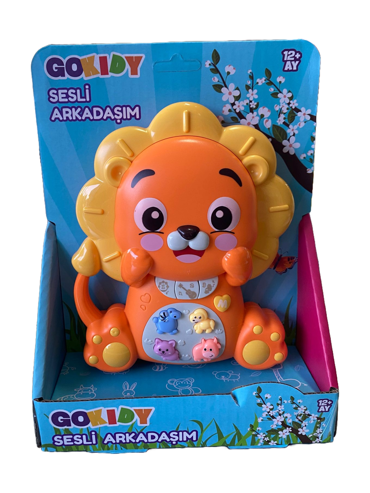 Gokidy Sesli Arkadaşım Turuncu Aslan