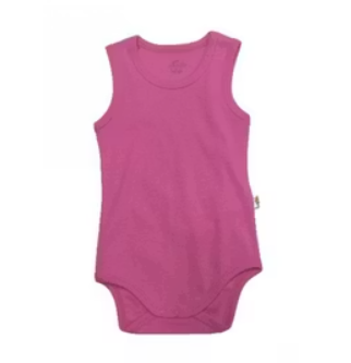 Mini Damla Body Askılı Penye Fuşya