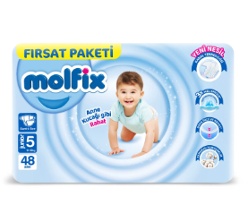 Molfix Bebek Bezi 5 Beden Junior 11-18 kg 48li Fırsat Paketi