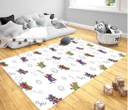 Momys Care Gökyüzü Kaşifleri Çocuk Odası Halı Model 100x160 C
