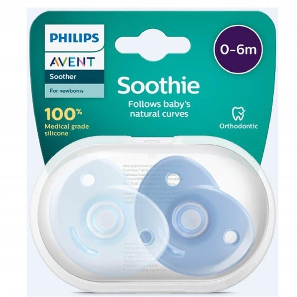 Philips Avent SCF194/01 Soothie Silikon Emzik 2li 0+ Ay Erkek