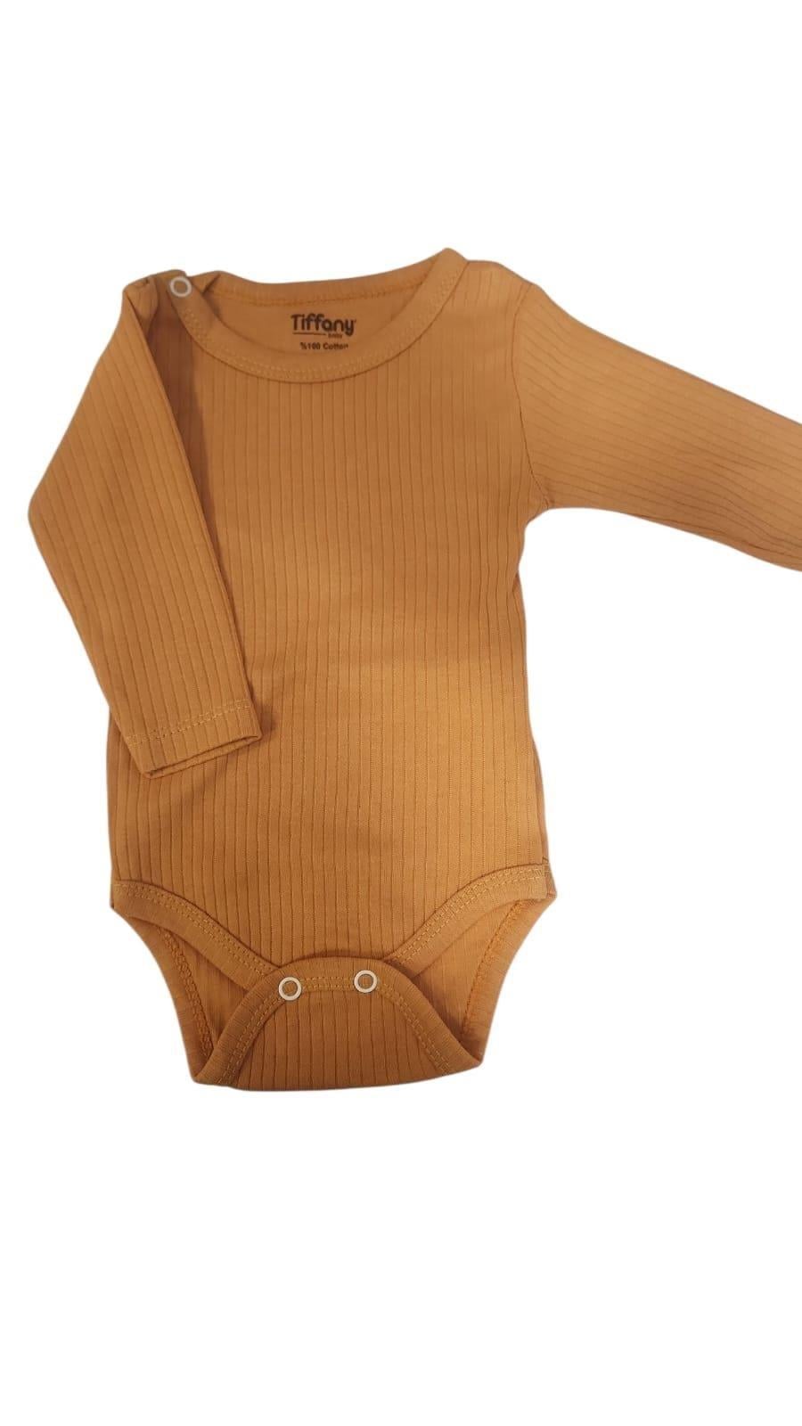 Tiffany Body Uzun Kol Raporlu Basic Theme Kayısı