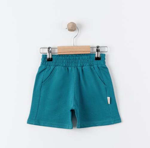 Tiffany Şort Oversize Theme Turkuaz