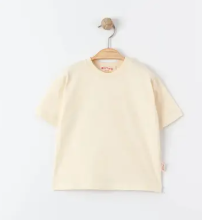 Tiffany T-Shirt Basic Süprem Bej