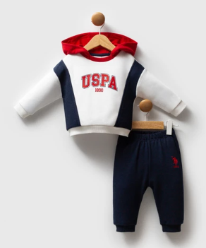U.S. Polo 2li Takım Beyaz