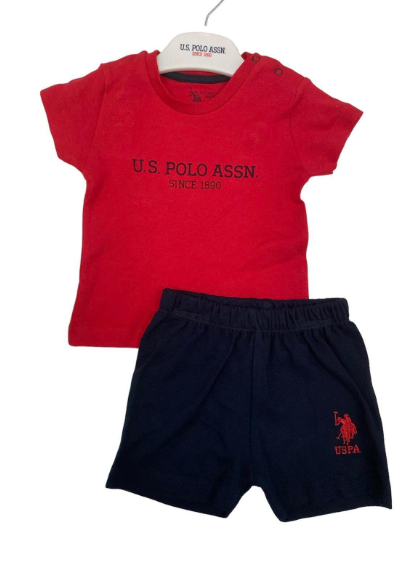 U.S. Polo 2li Takım T-Shirt Kırmızı