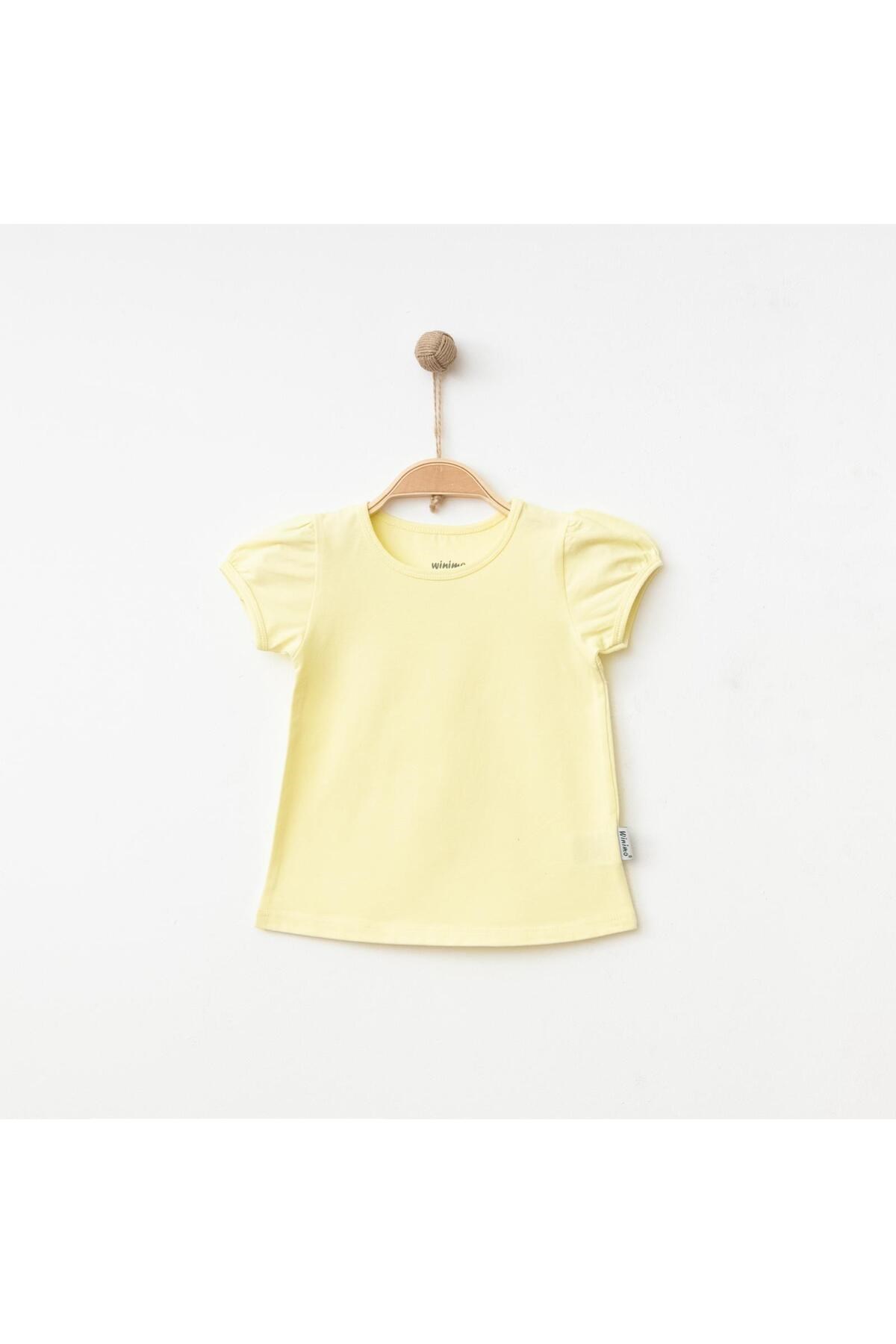 Winimo T-Shirt Basic Açık Sarı