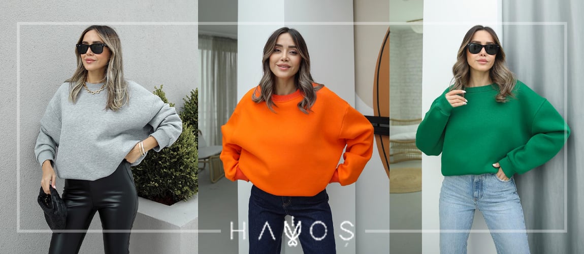 Kadın Sweatshirt Modelleri