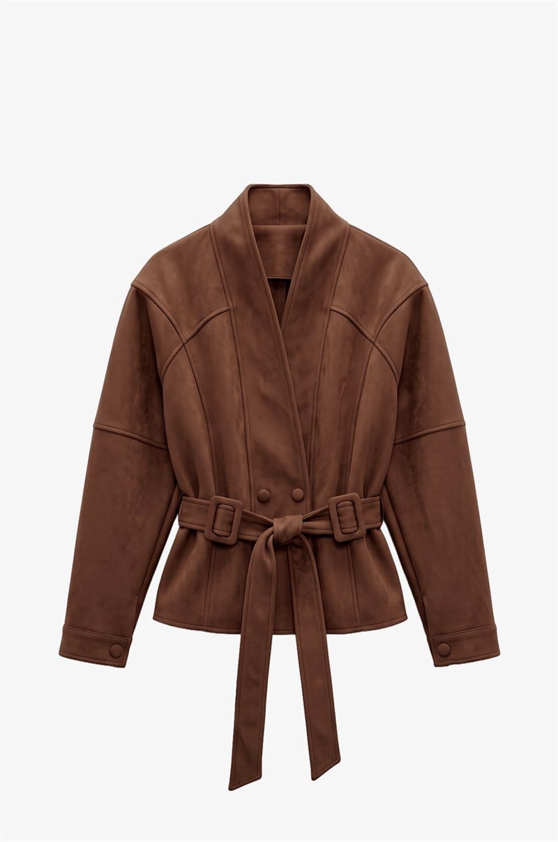 Camel Loria Süet Ceket
