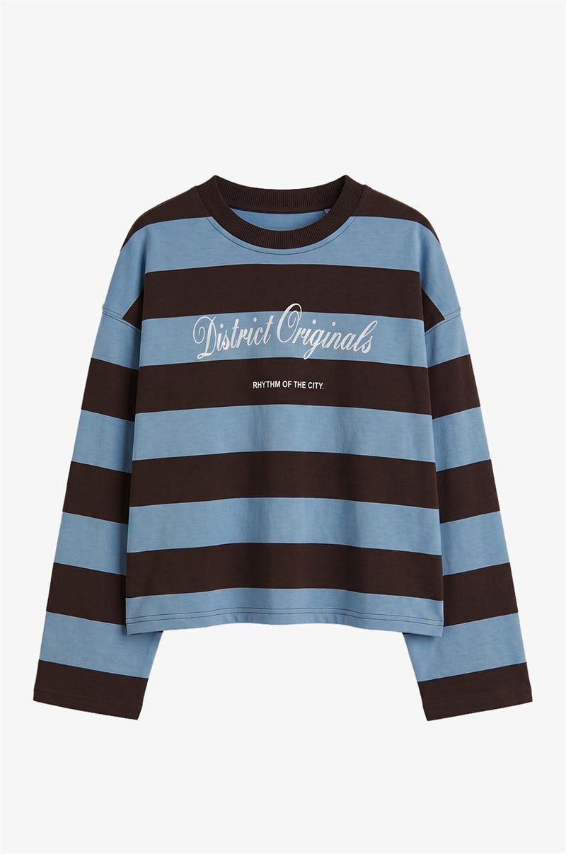 Mavi District Originals Baskılı Sweatshirt
