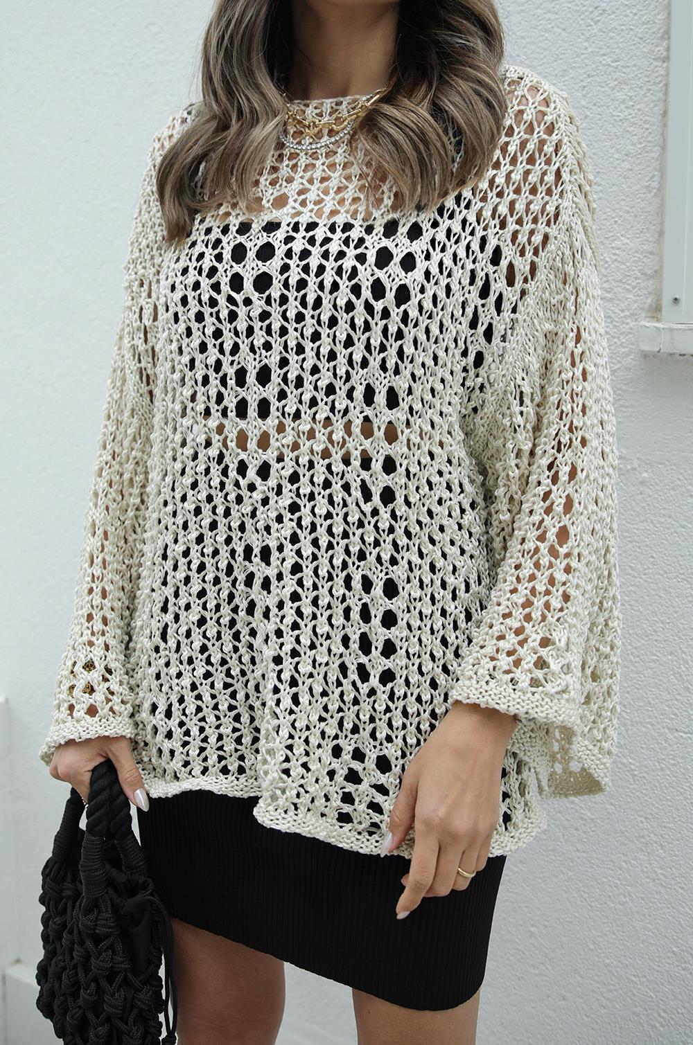 Natural Yarasa Kol Ajurlu Bluz · 5