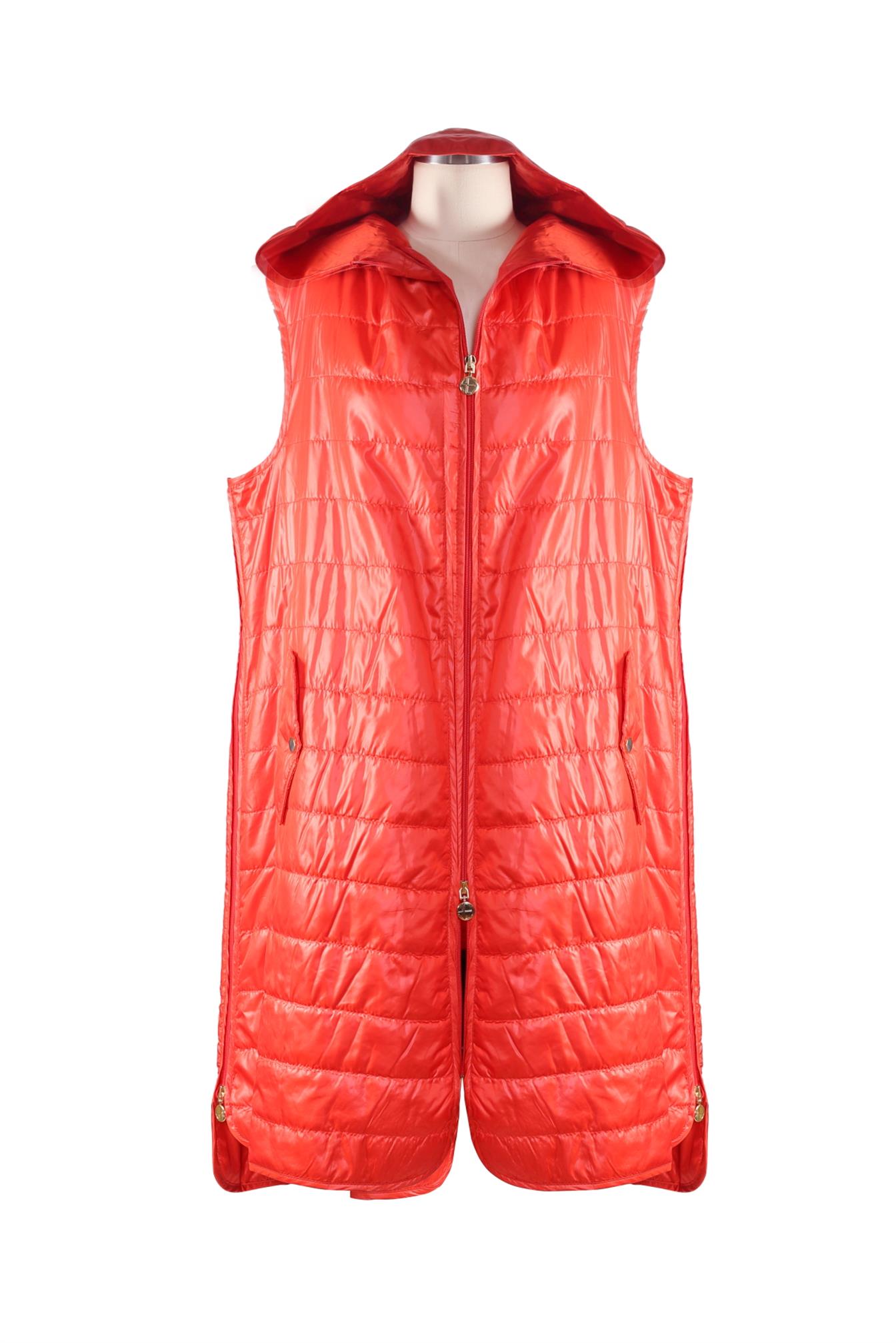 Kırmızı Kapitone Yelek