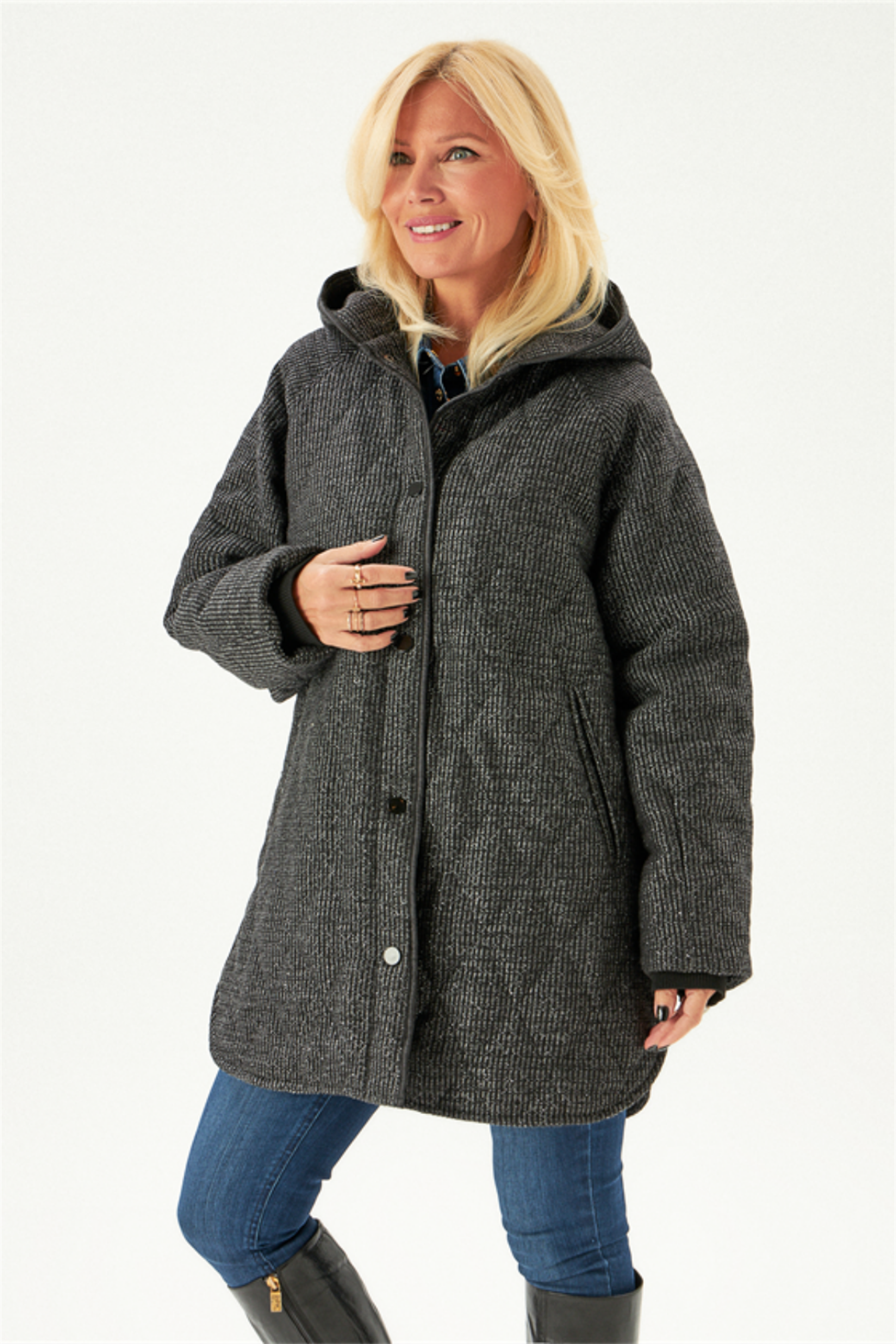 Kumaş Kapitone Mont