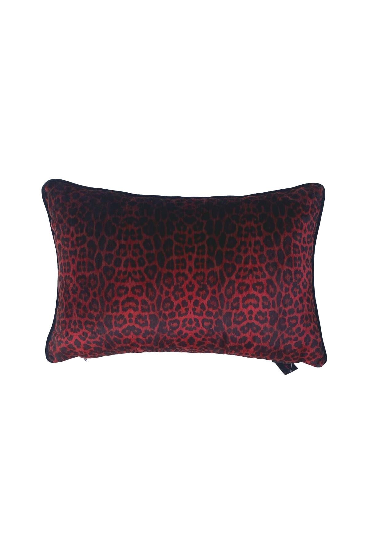 Leopar Desenli Yastık