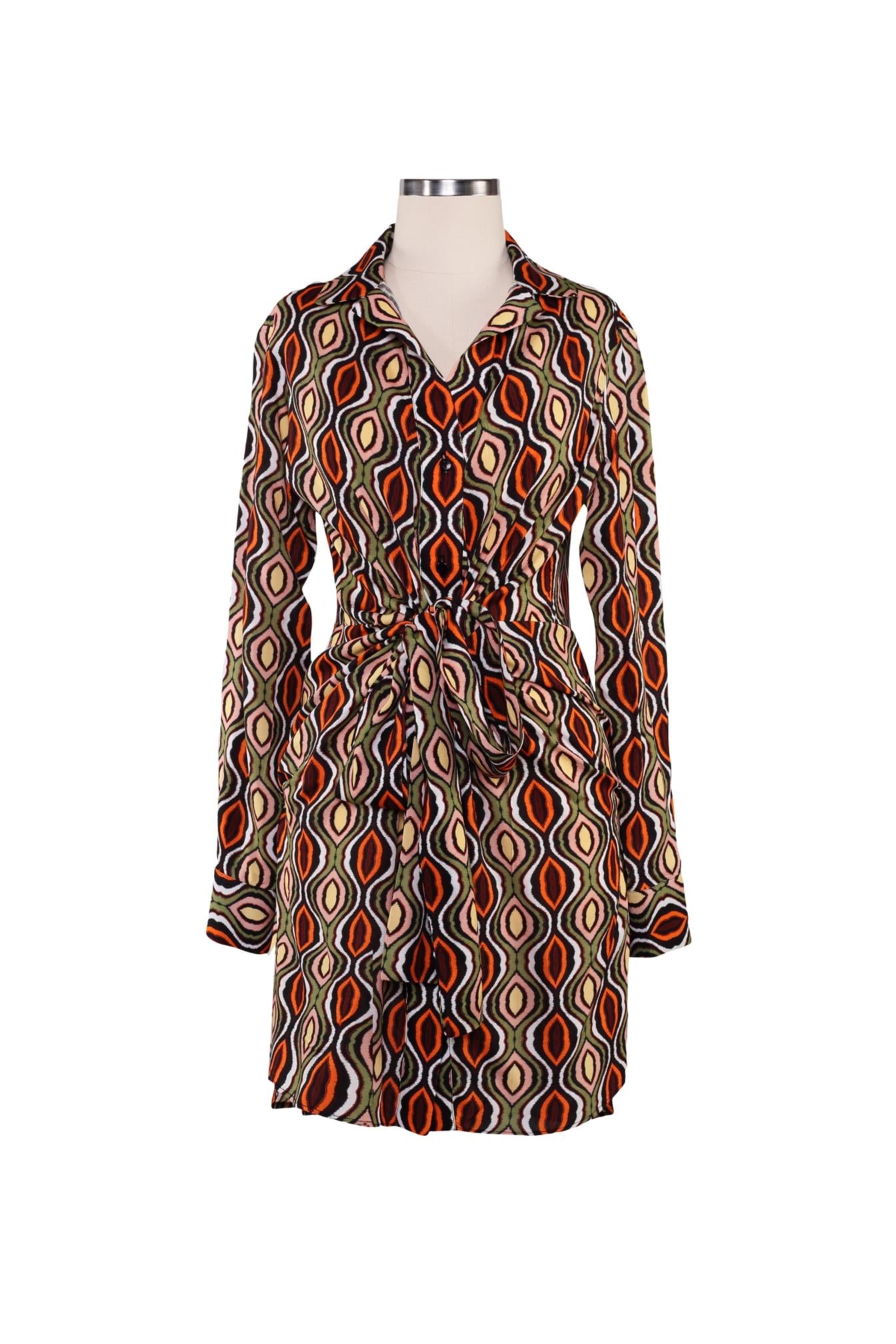 Önden Bağlamalı Elbise