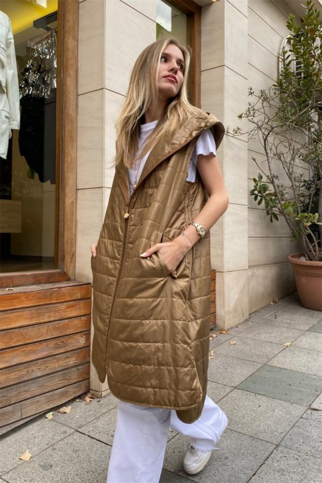 SEI X NUC GOLD KAPİTONE YELEK