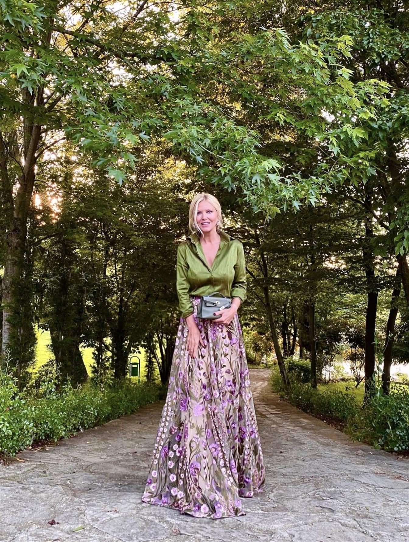 Takım-İpek Şantuk Gömlek Ve Dantel Etek