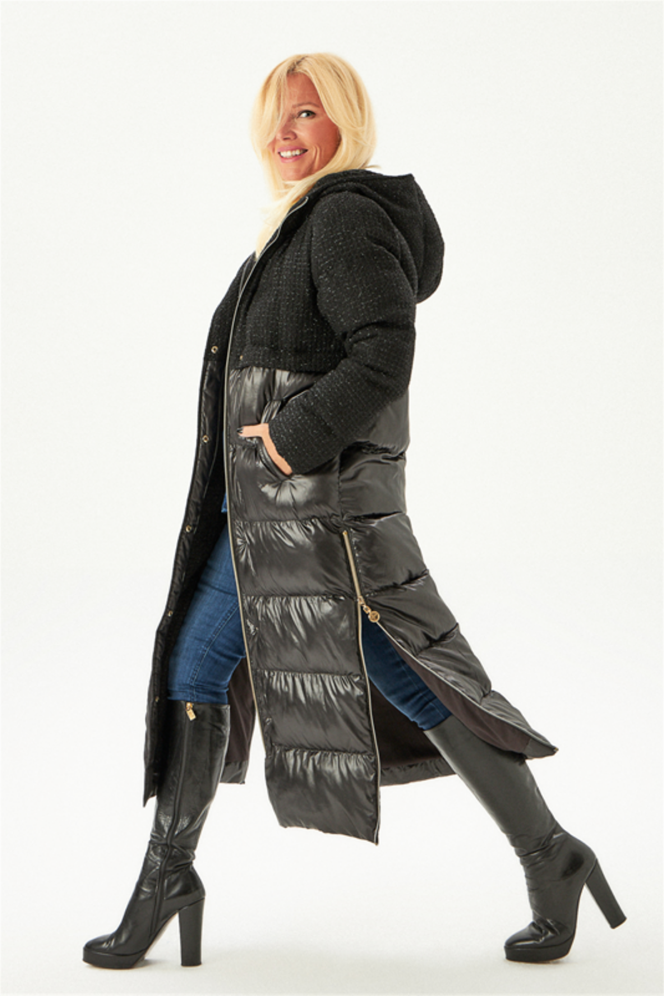 Tüvit Karışımlı Mont