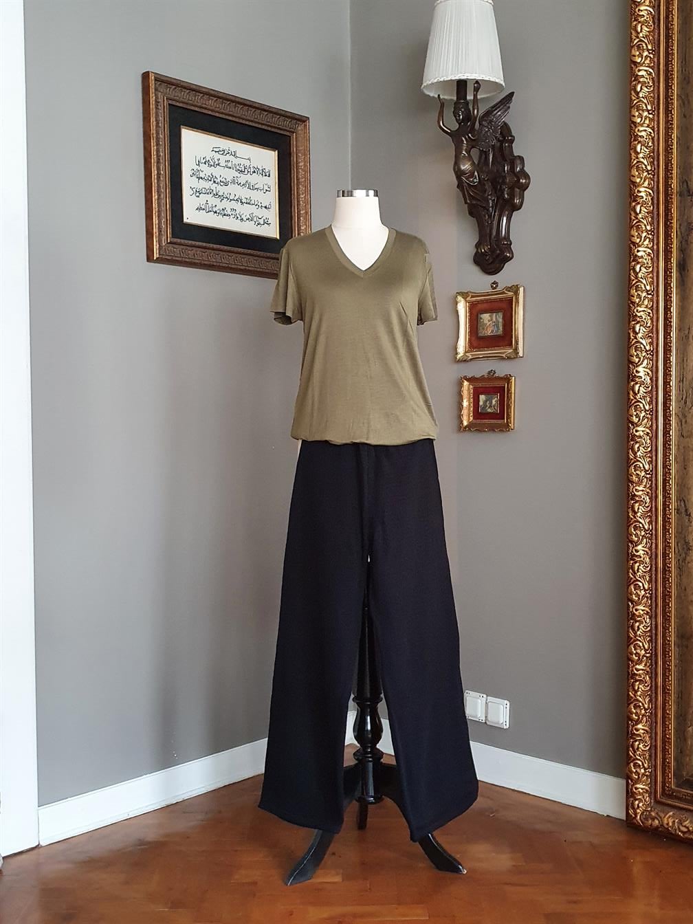 Siyah Triko Pantolon