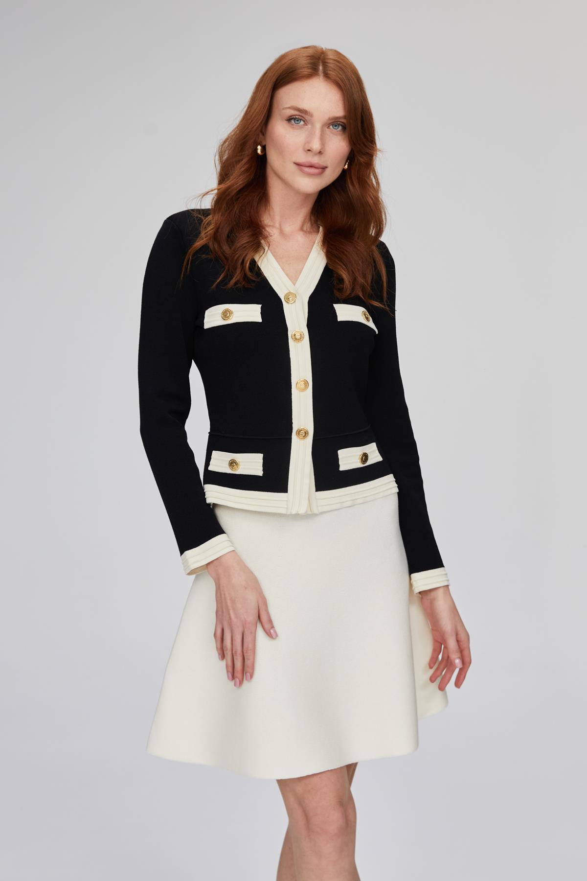 Süs Cep Detaylı Hırka