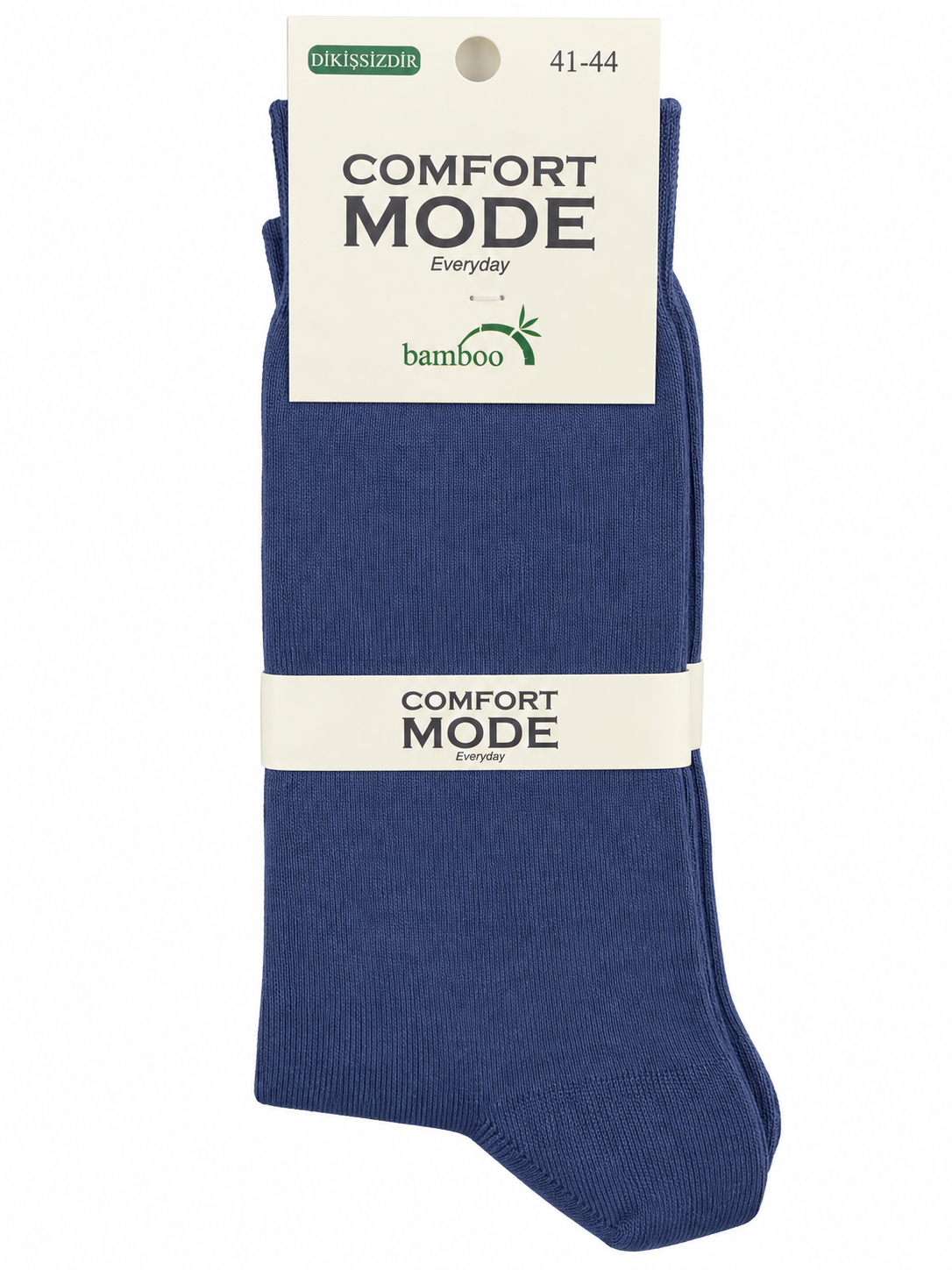 Comfort Mode Bambu Uzun Çorap İndigo